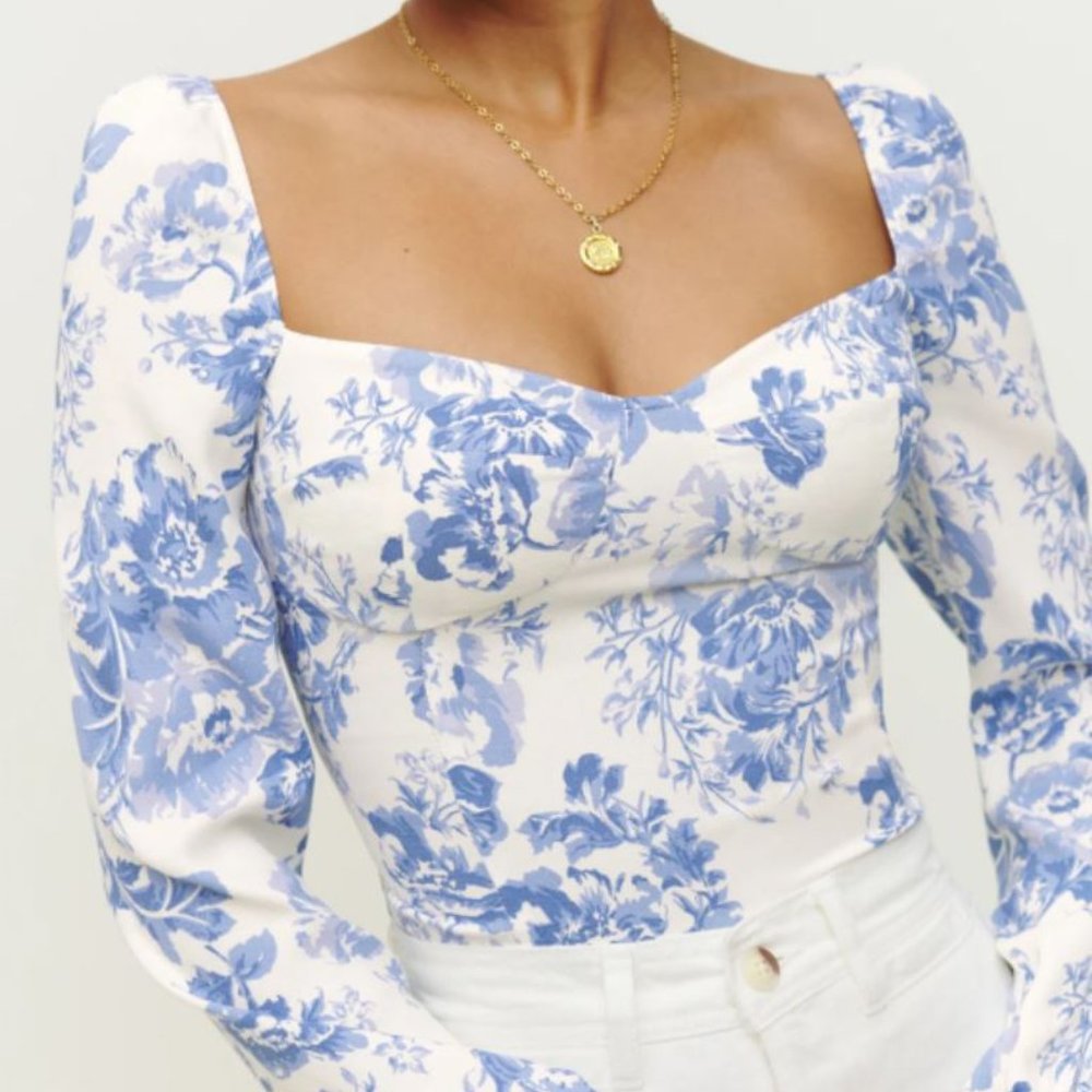 Reformation Reign Top Long Sleeve